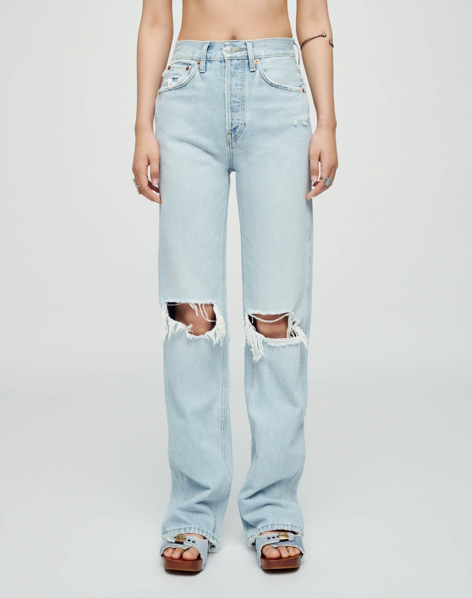 High Rise Loose - Nu Disco Destroy sold by Re/Done product image thumbnail 2