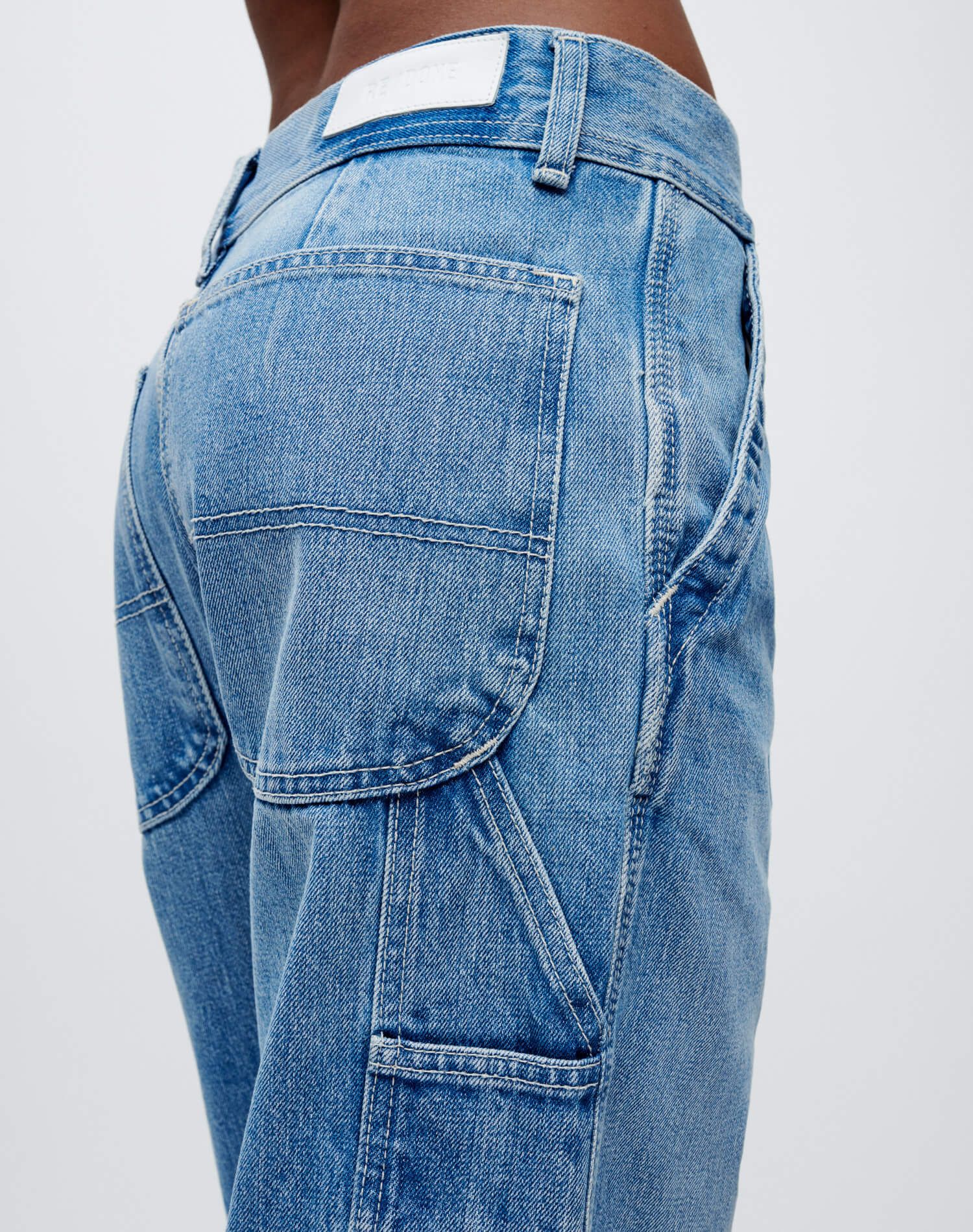 Utility Loose Jean - Vintage Fade sold by Re/Done product image thumbnail 5