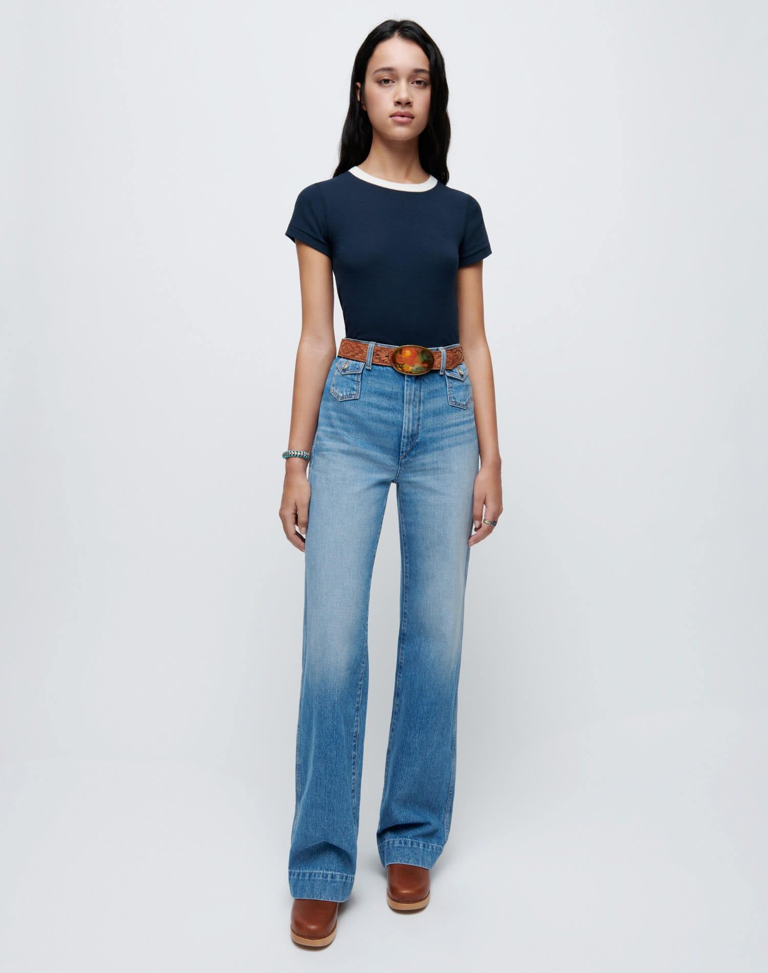 70s Pocket Wide Leg - Vintage Fade sold by Re/Done product image thumbnail 4