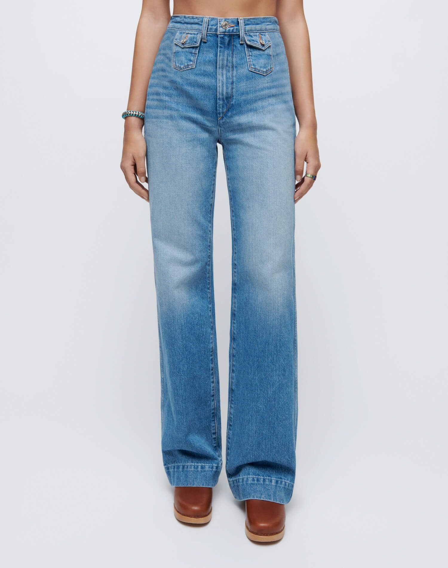 70s Pocket Wide Leg - Vintage Fade sold by Re/Done product image thumbnail 3