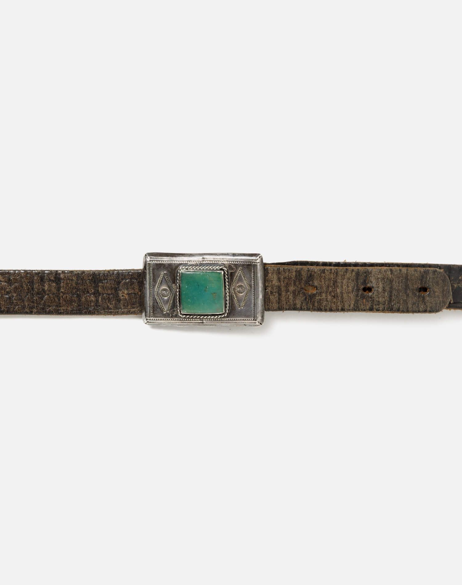 40s Turquoise Buckle on Black Belt sold by Re/Done product image thumbnail 4