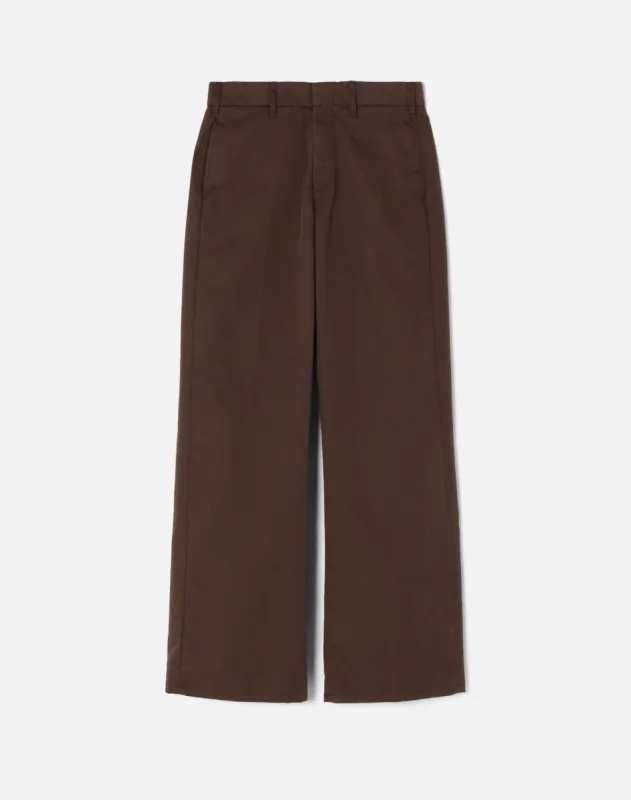 Super Wide Leg Trouser - Chocolate sold by Re/Done