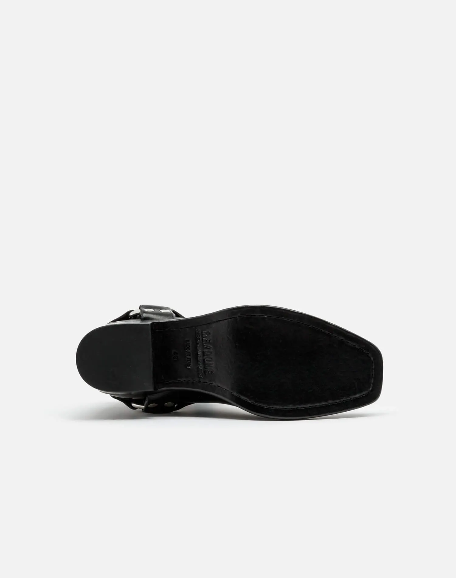 Cavalry Boot - Black Leather sold by Re/Done product image thumbnail 5