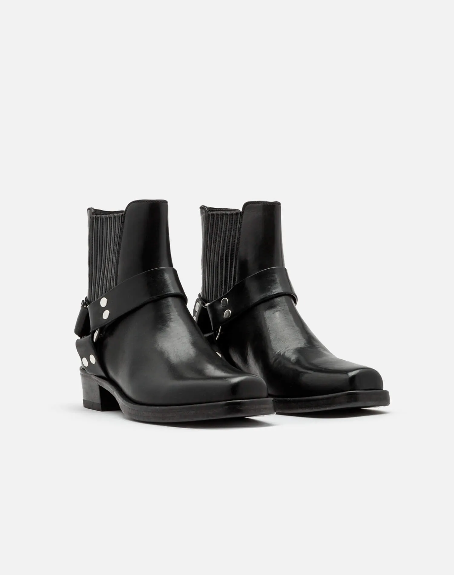Cavalry Boot - Black Leather sold by Re/Done product image thumbnail 2
