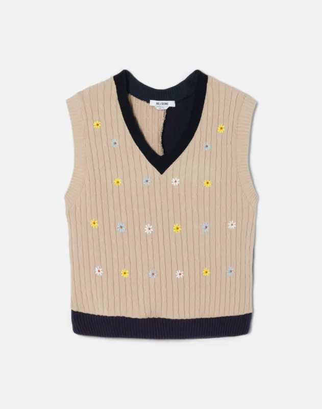 Upcycled 60s Sweater Vest - Assorted made by Re/Done