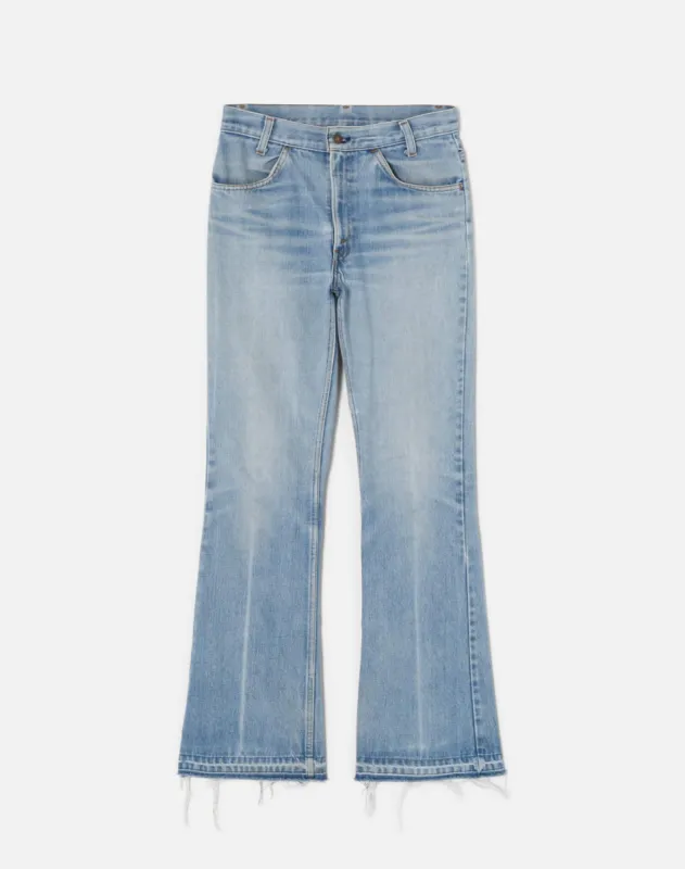 70s Orange Tab Released Hem 747 made by Re/Done