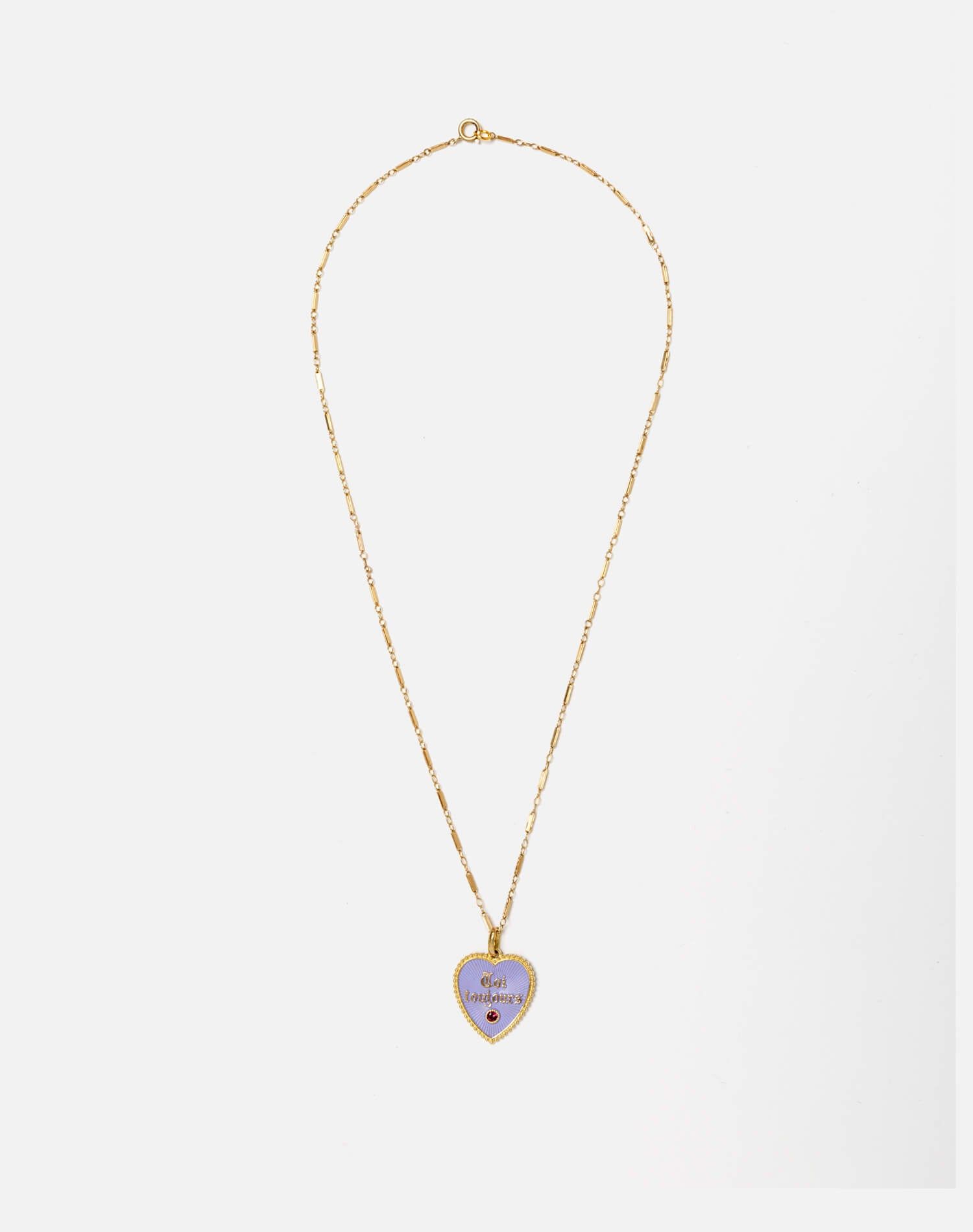 80s 18k Toi Toujours Purple Pendant sold by Re/Done product image thumbnail 2