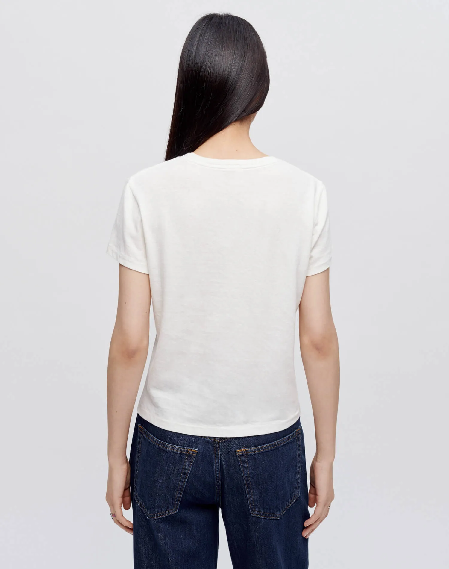 Classic "Snoopy Tennis" Tee - Vintage White sold by Re/Done product image thumbnail 4