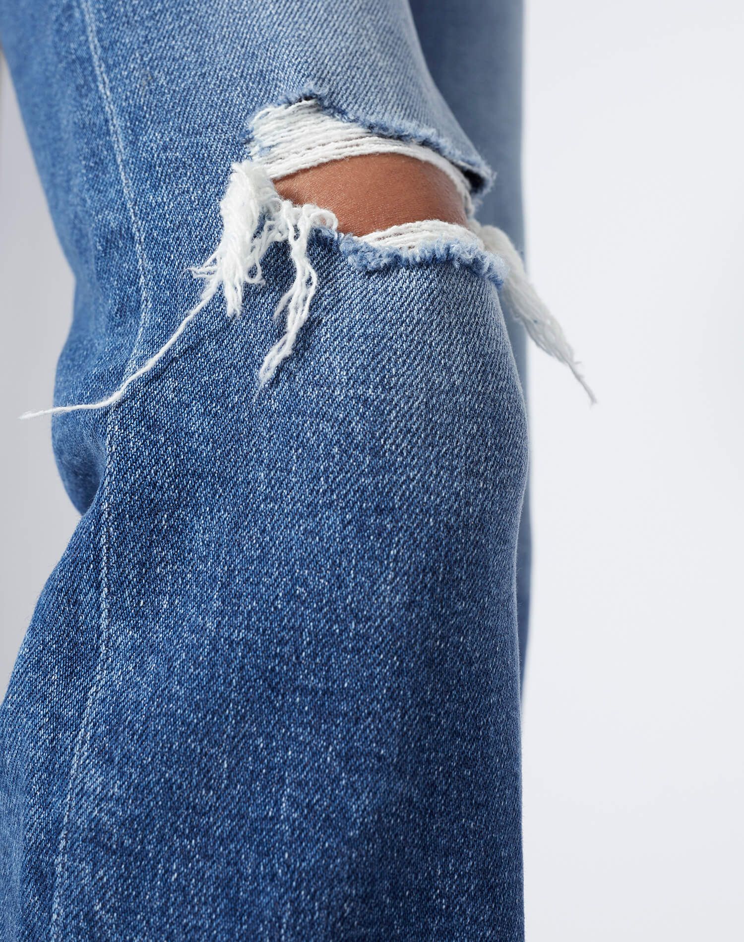 Comfort Stretch Ultra High Rise Stove Pipe - Vintage Indigo Destroy sold by Re/Done product image thumbnail 5