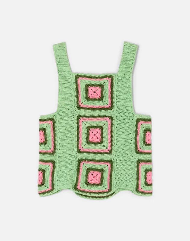 70s Afghan Crochet Top - #33 sold by Re/Done