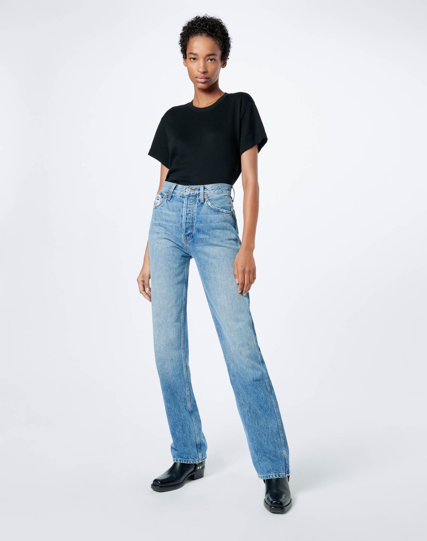 High Rise Loose - Worn Blue sold by Re/Done product image thumbnail 6