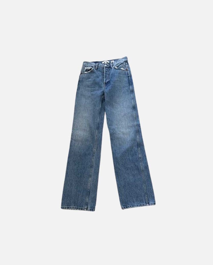 High Rise Loose - Worn Blue sold by Re/Done