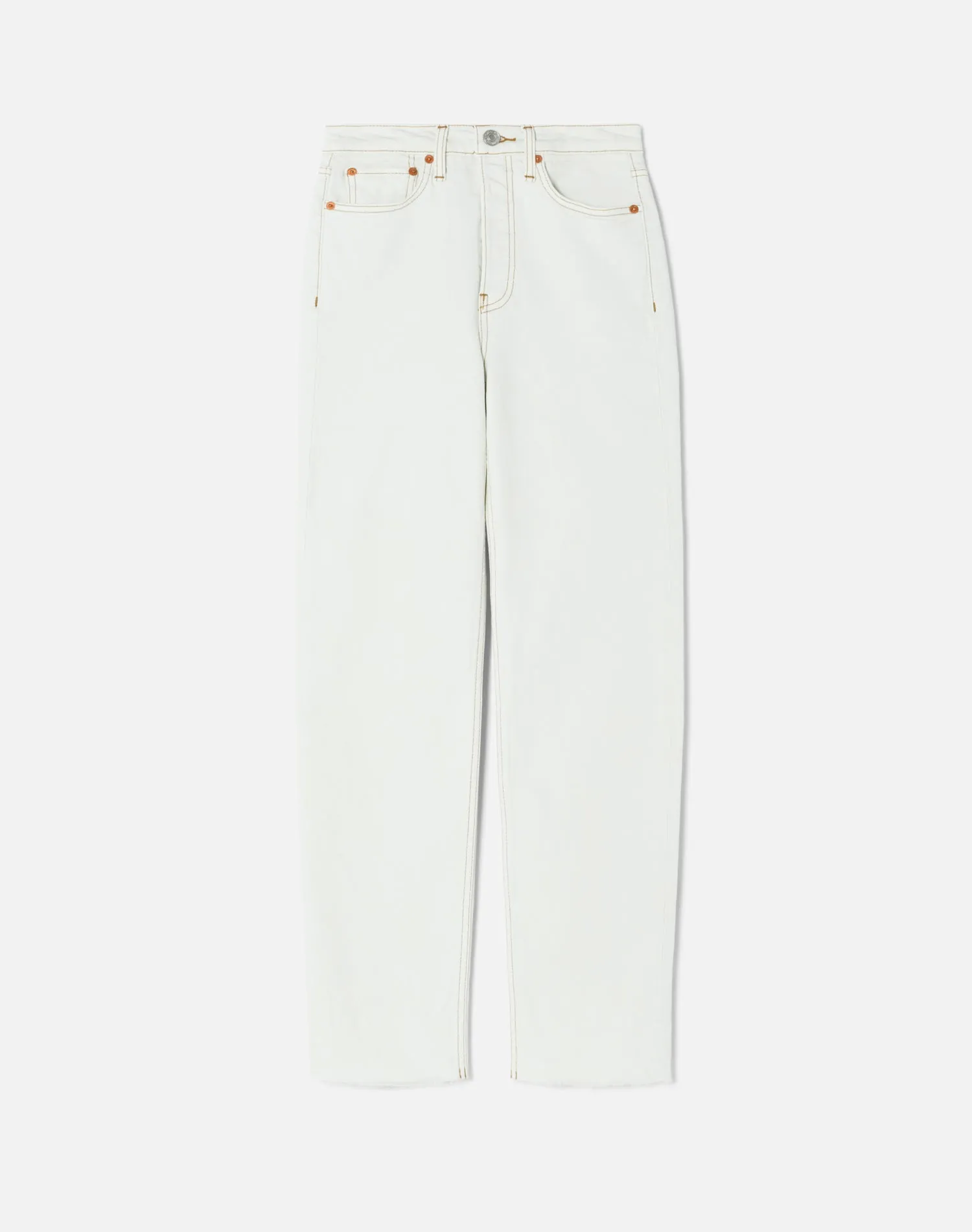 Comfort Stretch High Rise Stove Pipe - Bleach Like sold by Re/Done