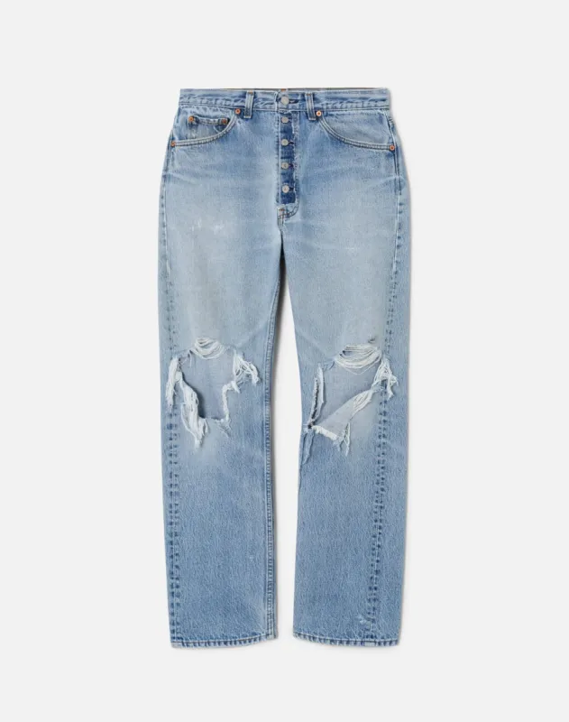 80s Destroyed Levi's 501 - #50 made by Re/Done