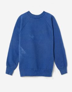 Vintage 1950s Blue Windshield Sweatshirt - #5 sold by Re/Done