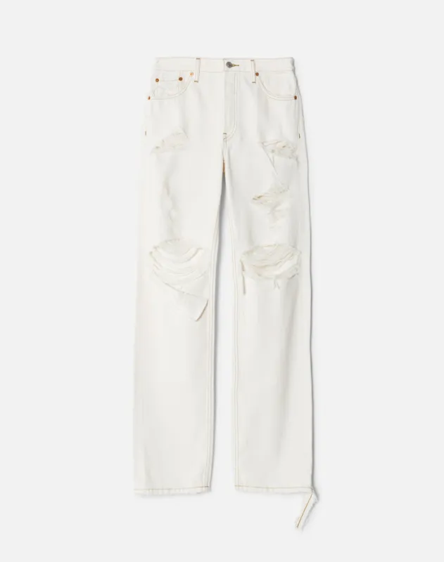 Loose Long - Ripped Vintage White sold by Re/Done