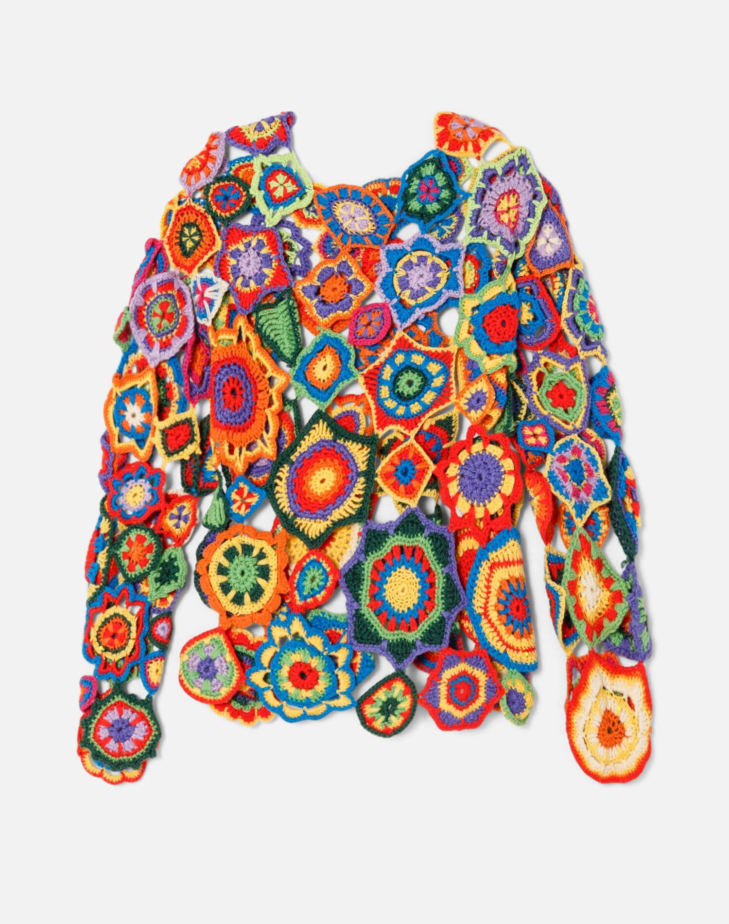 70s Handmade Crochet Sweater - #23 sold by Re/Done product image thumbnail 2