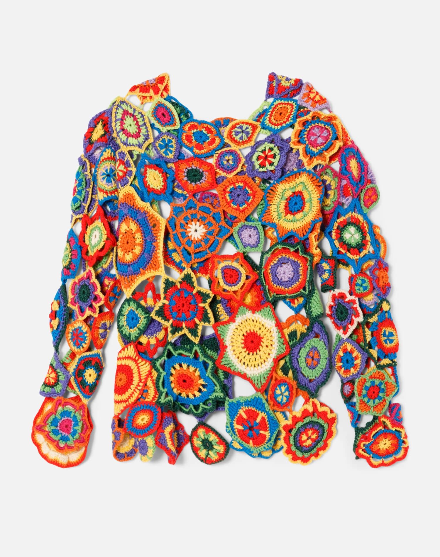 70s Handmade Crochet Sweater - #23 sold by Re/Done