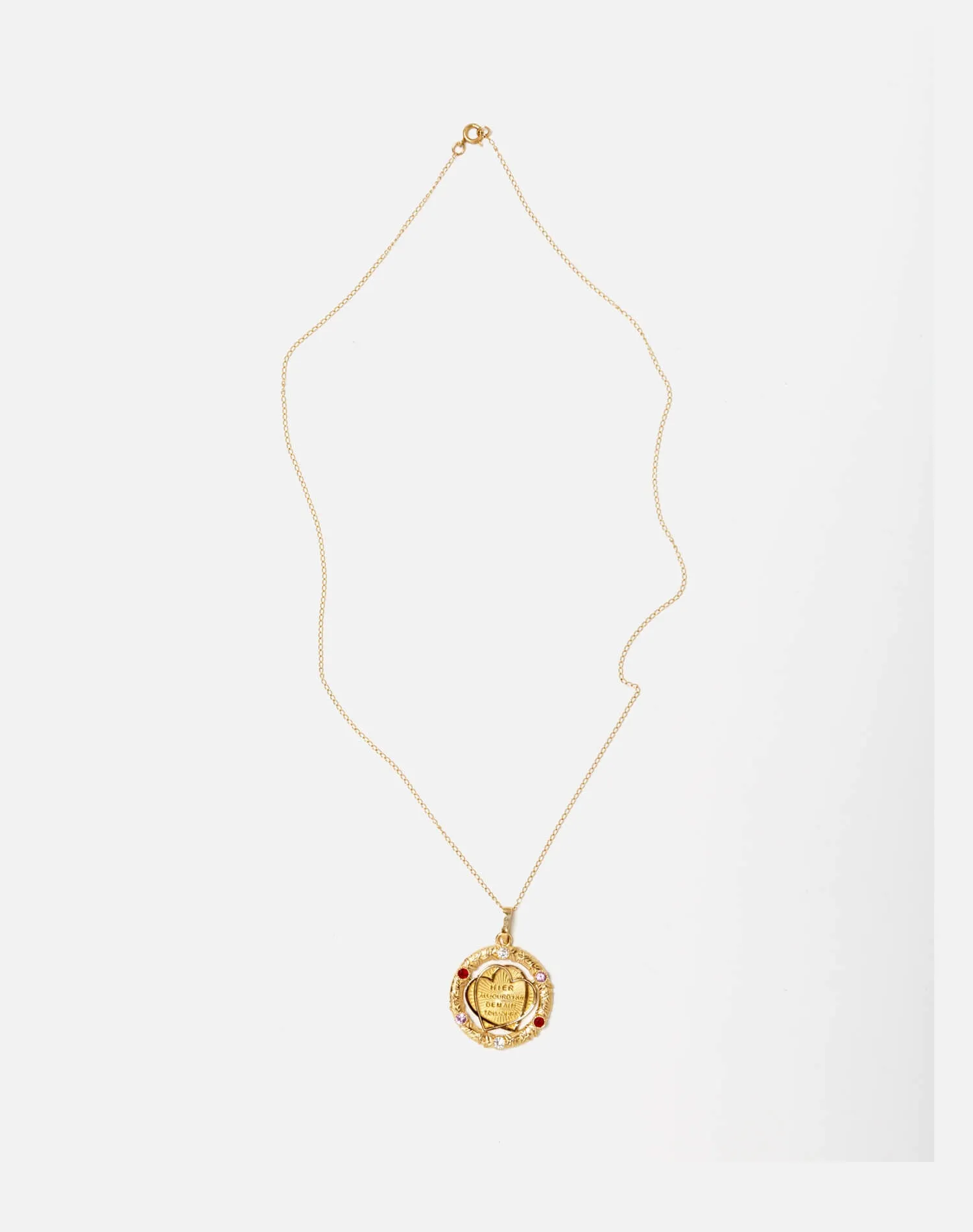 40s 18k Love Token Necklace sold by Re/Done product image thumbnail 3