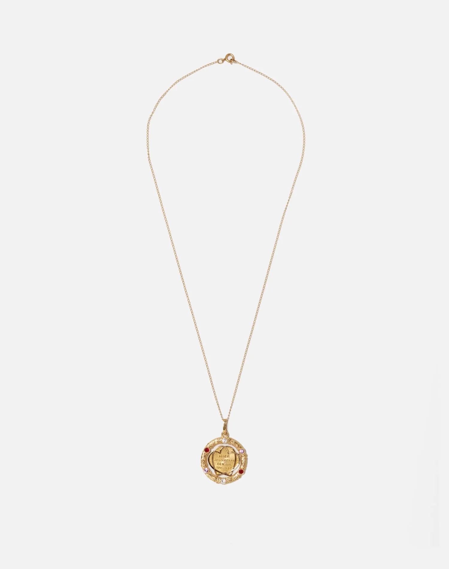 40s 18k Love Token Necklace sold by Re/Done product image thumbnail 2