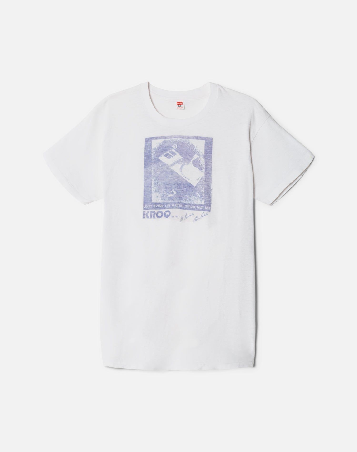 70s Hanes KROQ Tee sold by Re/Done