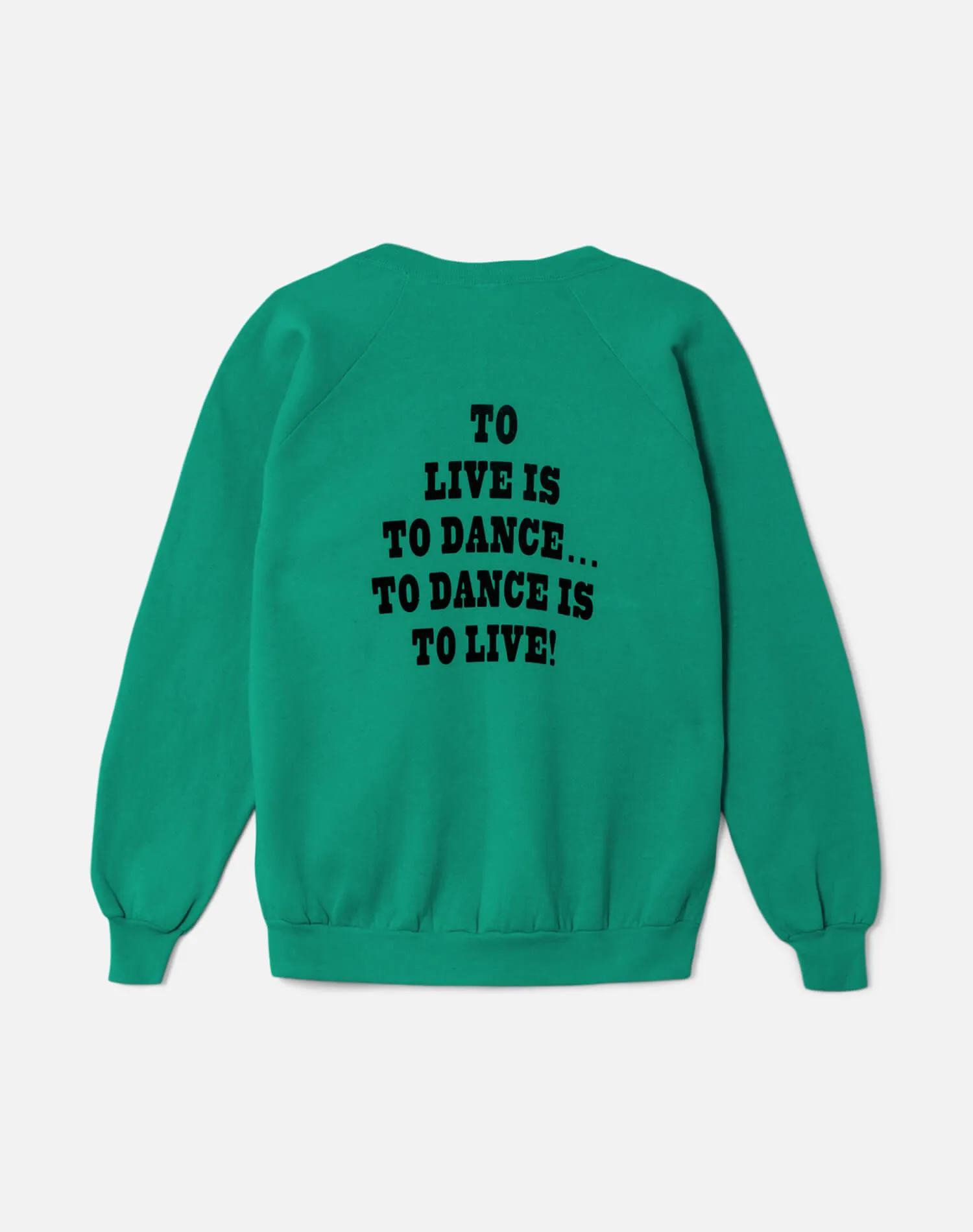 Upcycled "Snoopy Dancing" Sweatshirt in Green - 11229737 sold by Re/Done product image thumbnail 2