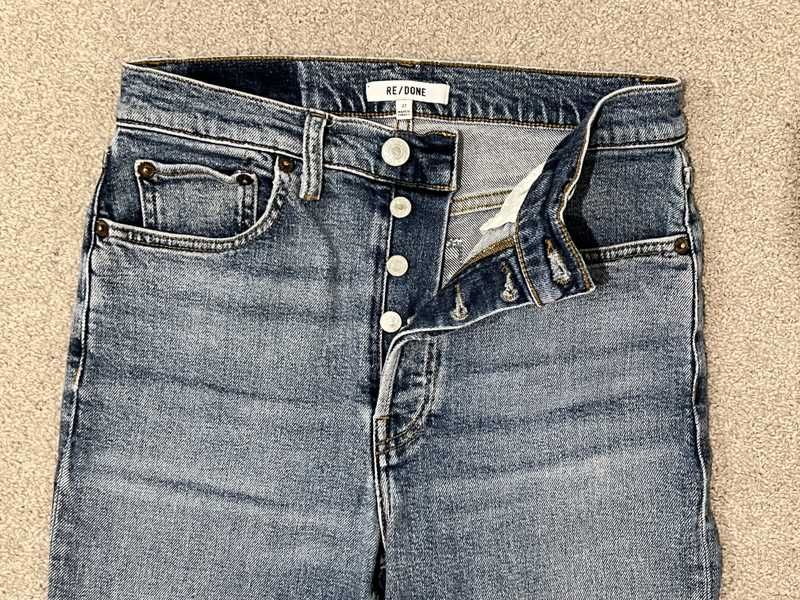 Comfort Stretch High Rise Ankle Crop sold by Re/Done product image thumbnail 5