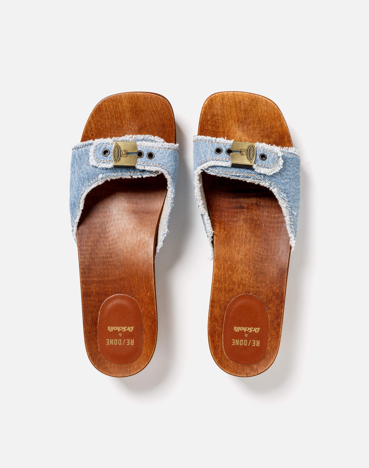 Dr. Scholl's Clog Sandal - Washed Denim sold by Re/Done product image thumbnail 3