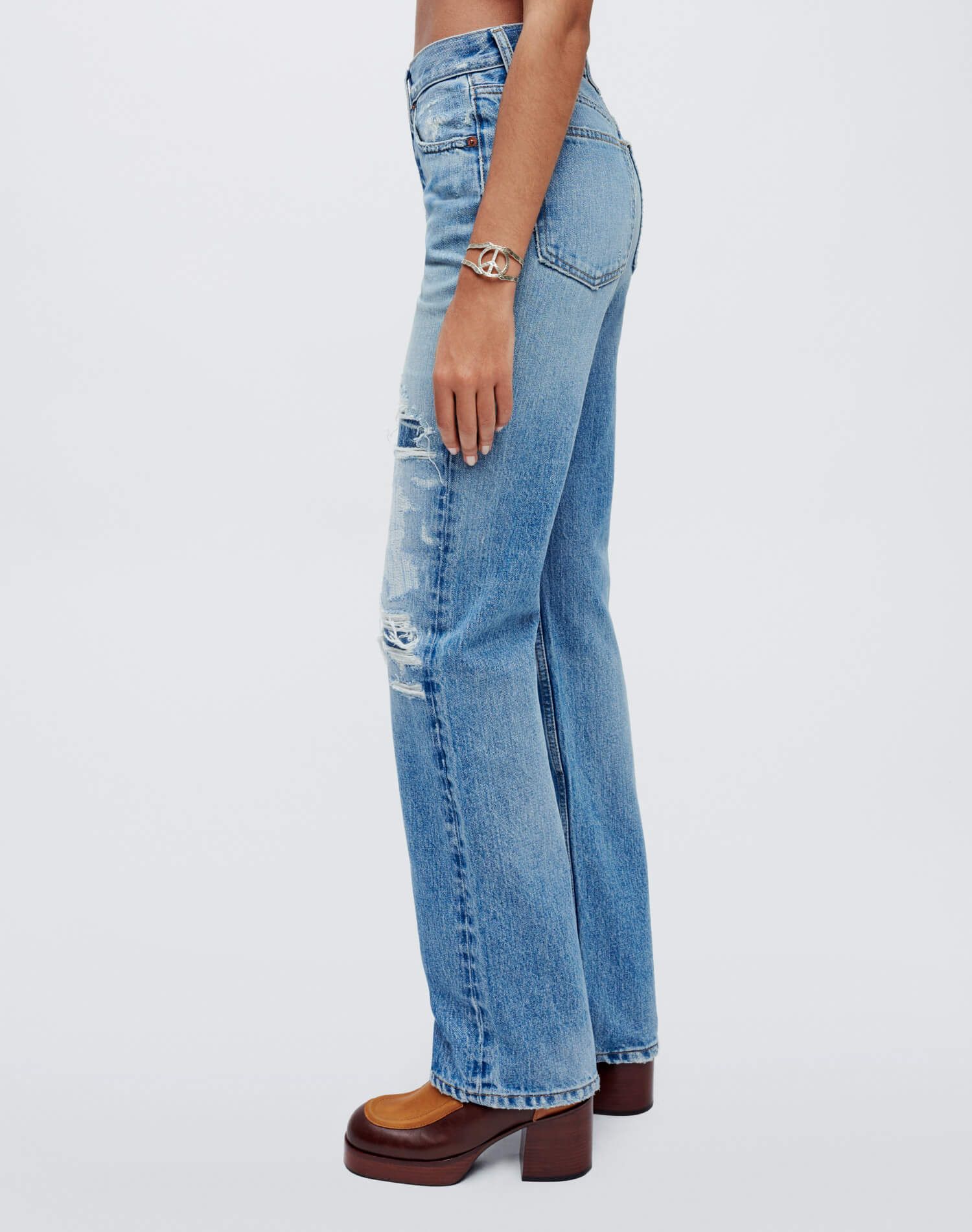 High Rise Loose - Mended Destroy sold by Re/Done product image thumbnail 3