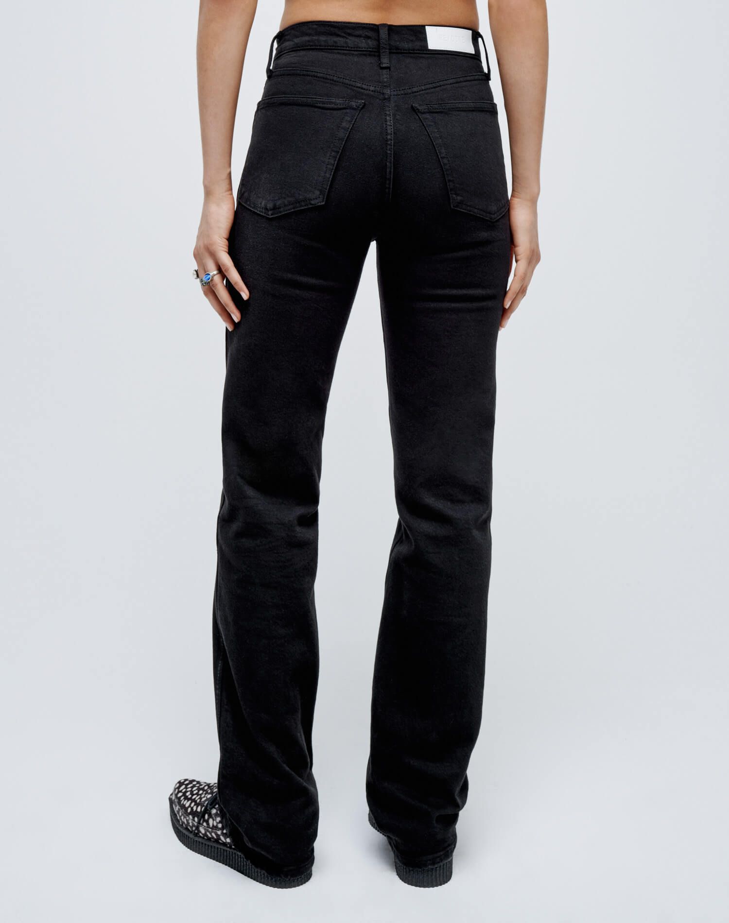 Comfort Stretch High Rise Loose - Black sold by Re/Done product image thumbnail 4