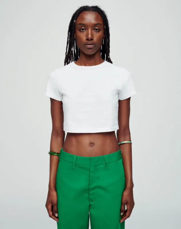 Micro Tee - Optic White sold by Re/Done