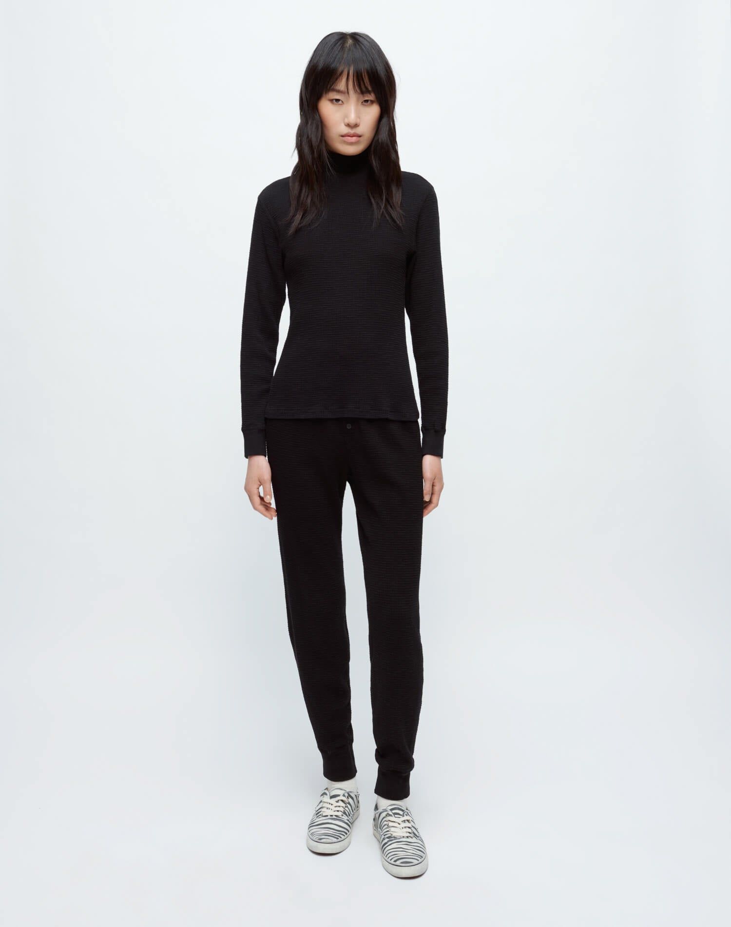 Thermal Jogger - Black sold by Re/Done product image thumbnail 4