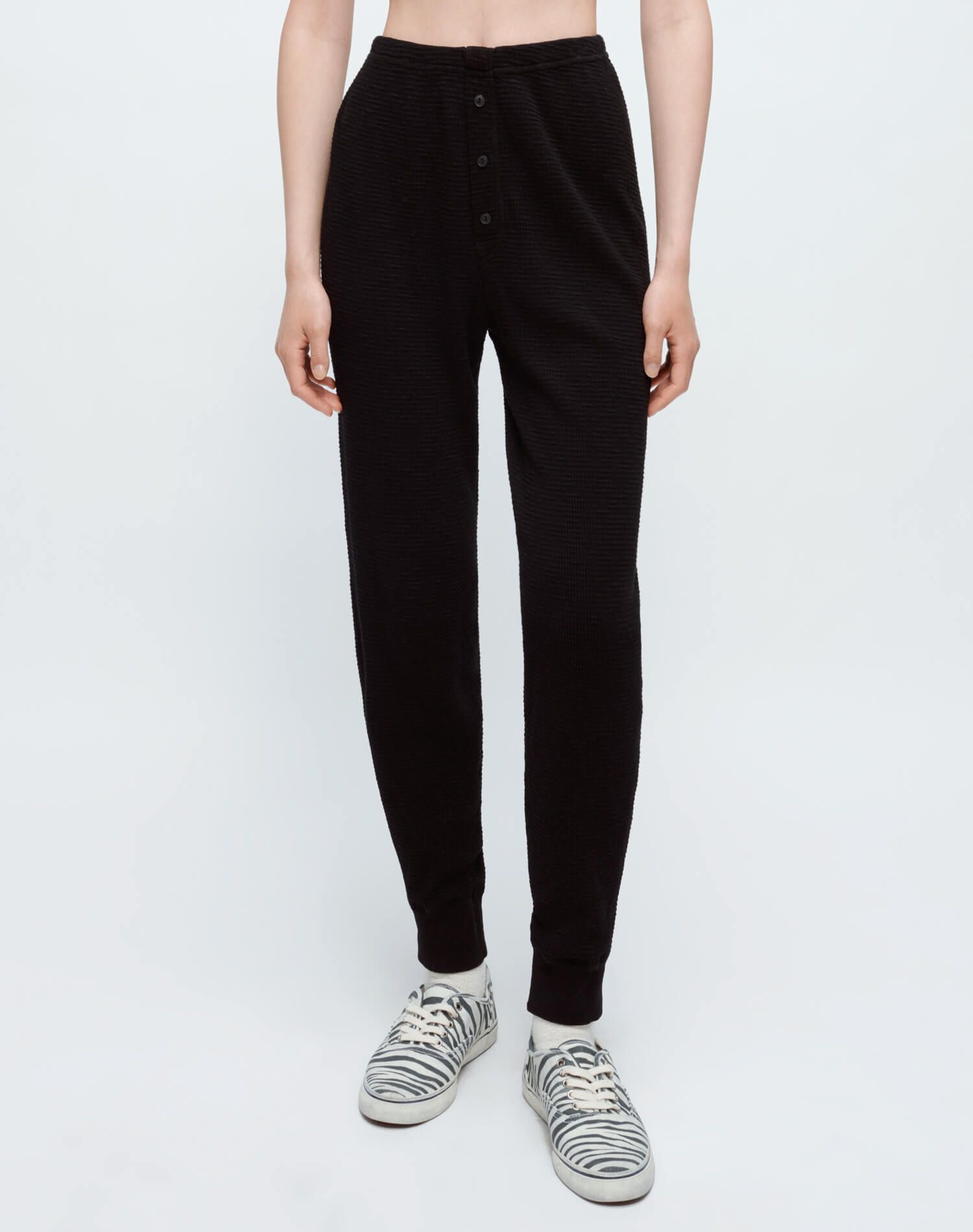 Thermal Jogger - Black sold by Re/Done product image thumbnail 3