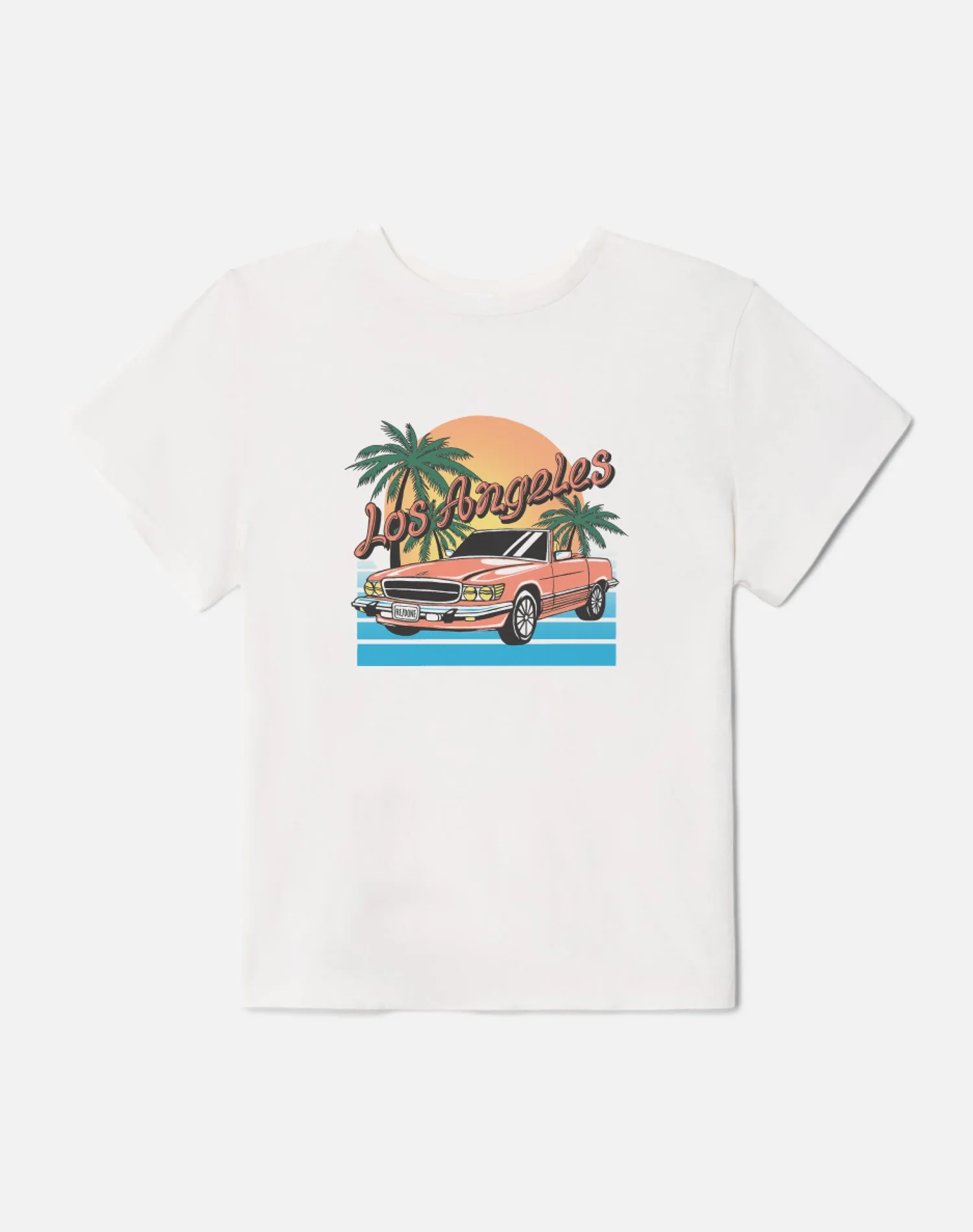 Classic "LA Drive" Tee - Vintage White sold by Re/Done product image thumbnail 4
