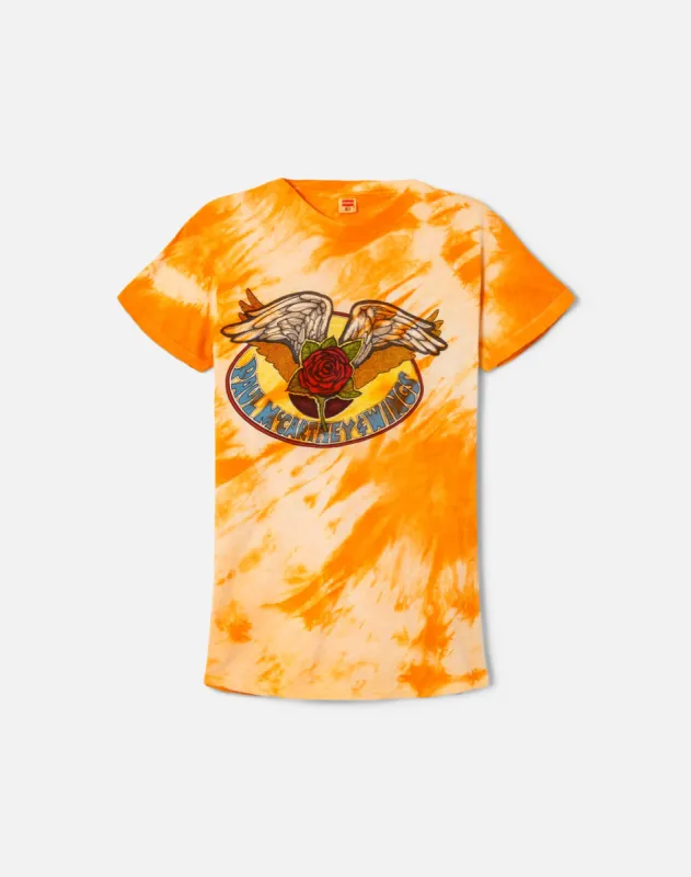 70s Hanes Paul McCartney and Wings Tee sold by Re/Done