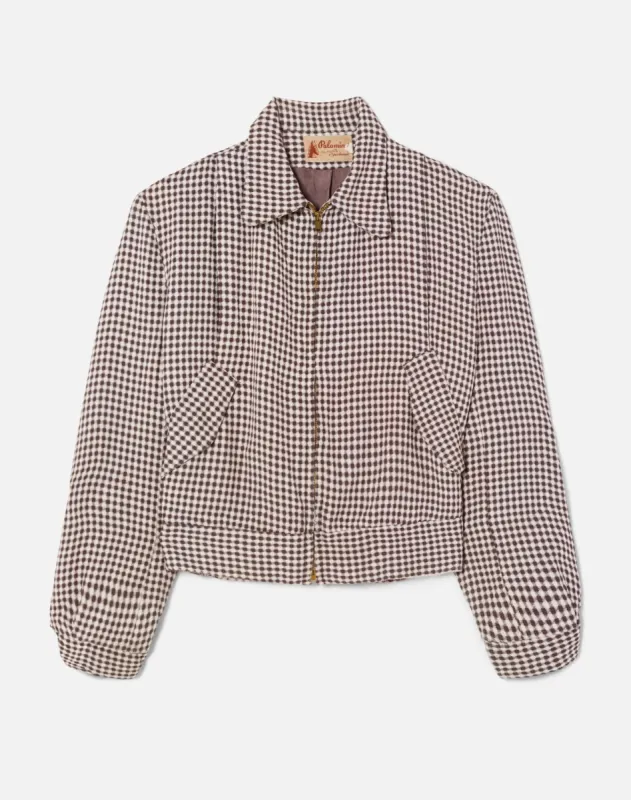 50s Gabardine Houndstooth Jacket - #10 sold by Re/Done