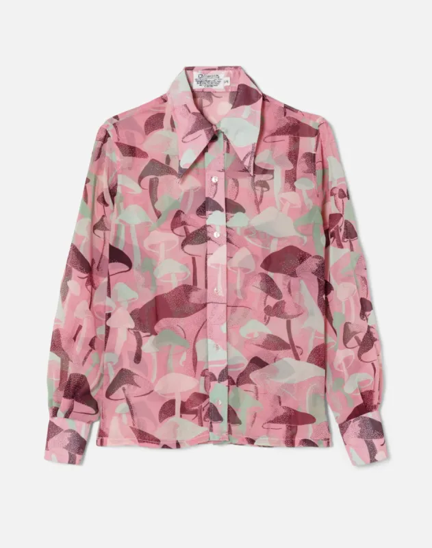 60s Mushroom Button Up - #9 made by Re/Done