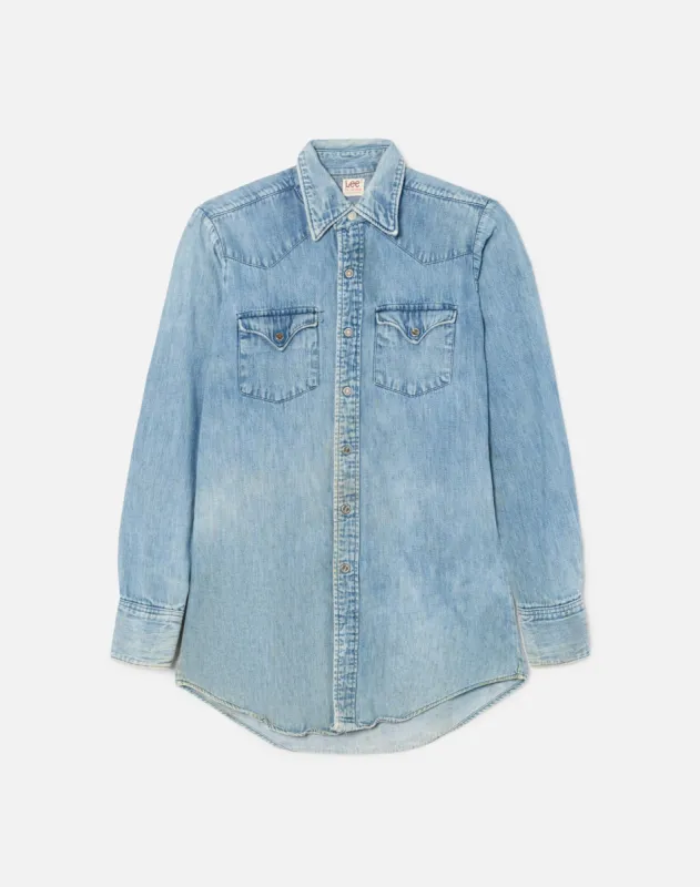 60s Lee Embroidered Button Up sold by Re/Done