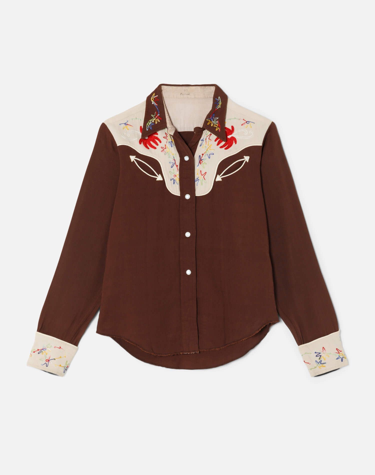 50s Western Embroidered Shirt - #22 sold by Re/Done