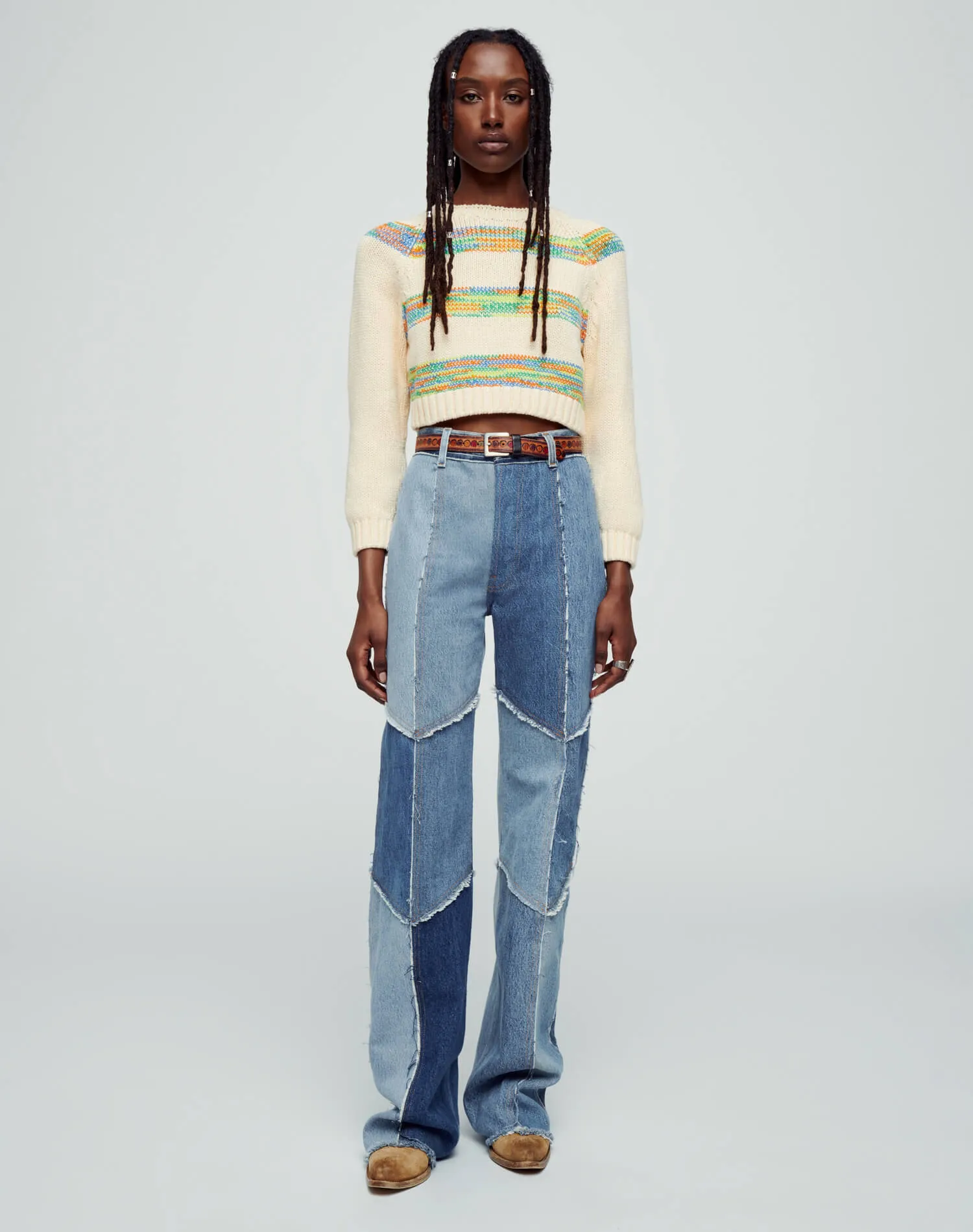 Levi's Raw Patched Wide Leg - Indigo Patch sold by Re/Done product image thumbnail 2