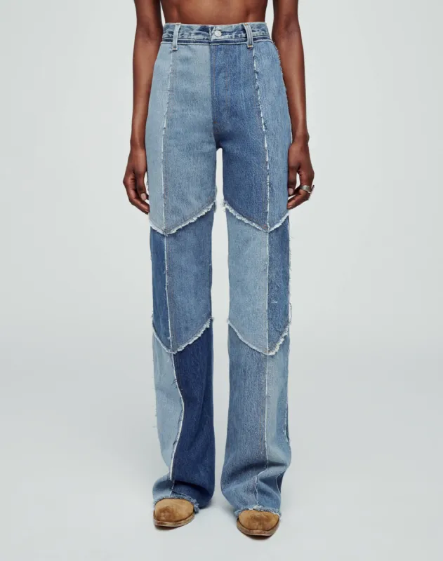 Levi's Raw Patched Wide Leg - Indigo Patch sold by Re/Done