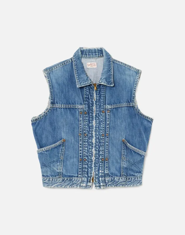 50s Buckaroo By Big Smith Riveted Vest made by Re/Done