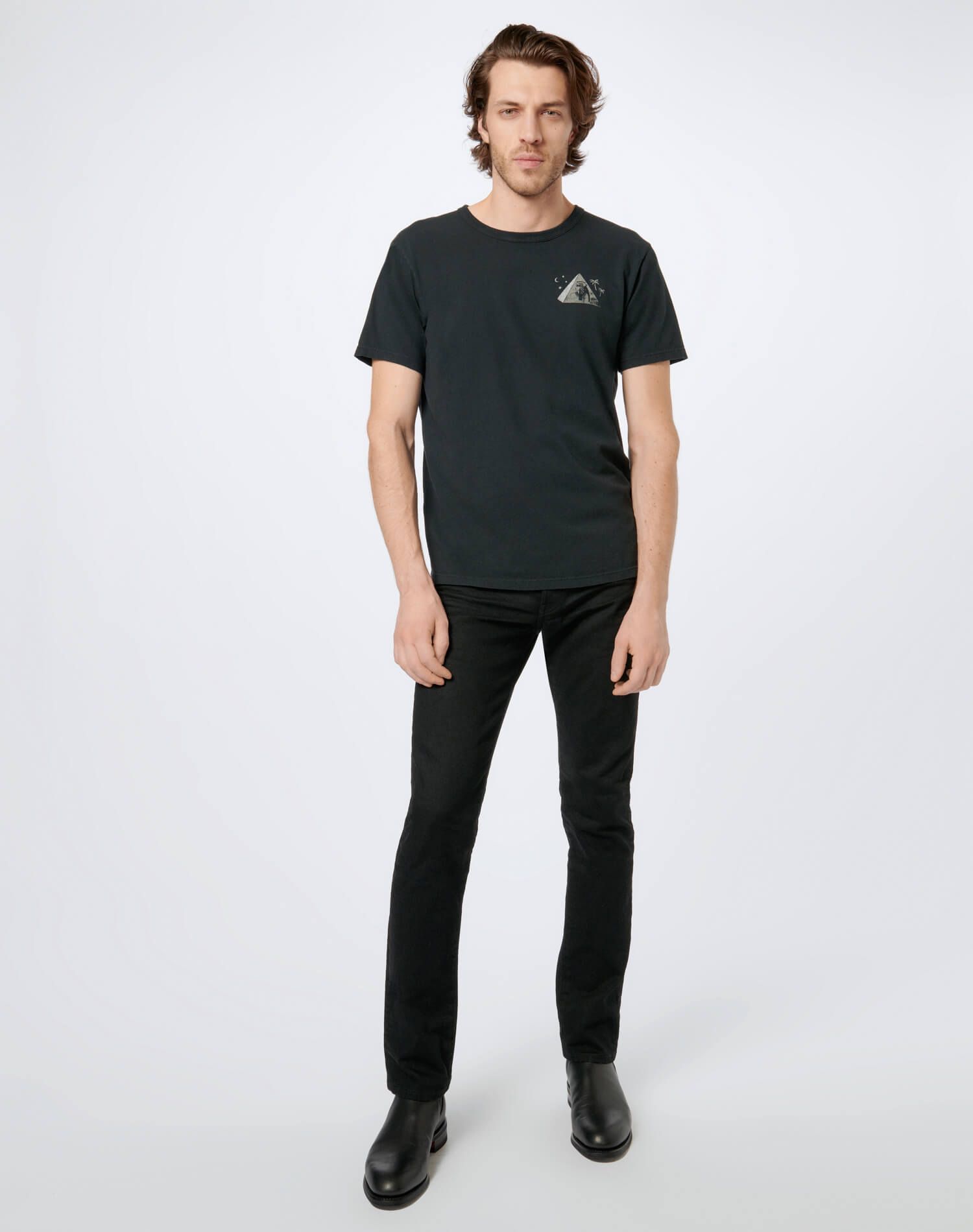 Modern "Pharaohs" Tee - Black sold by Re/Done product image thumbnail 4