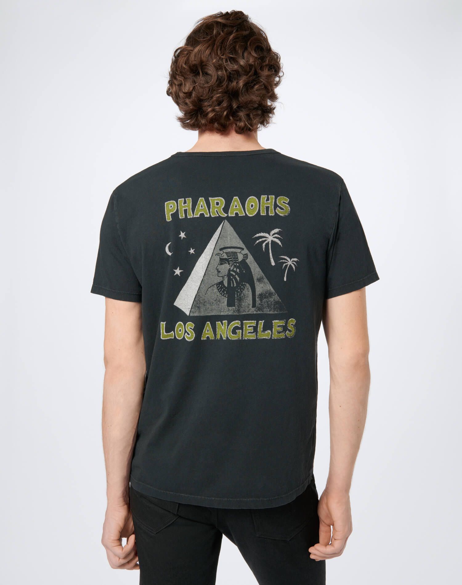 Modern "Pharaohs" Tee - Black sold by Re/Done product image thumbnail 6