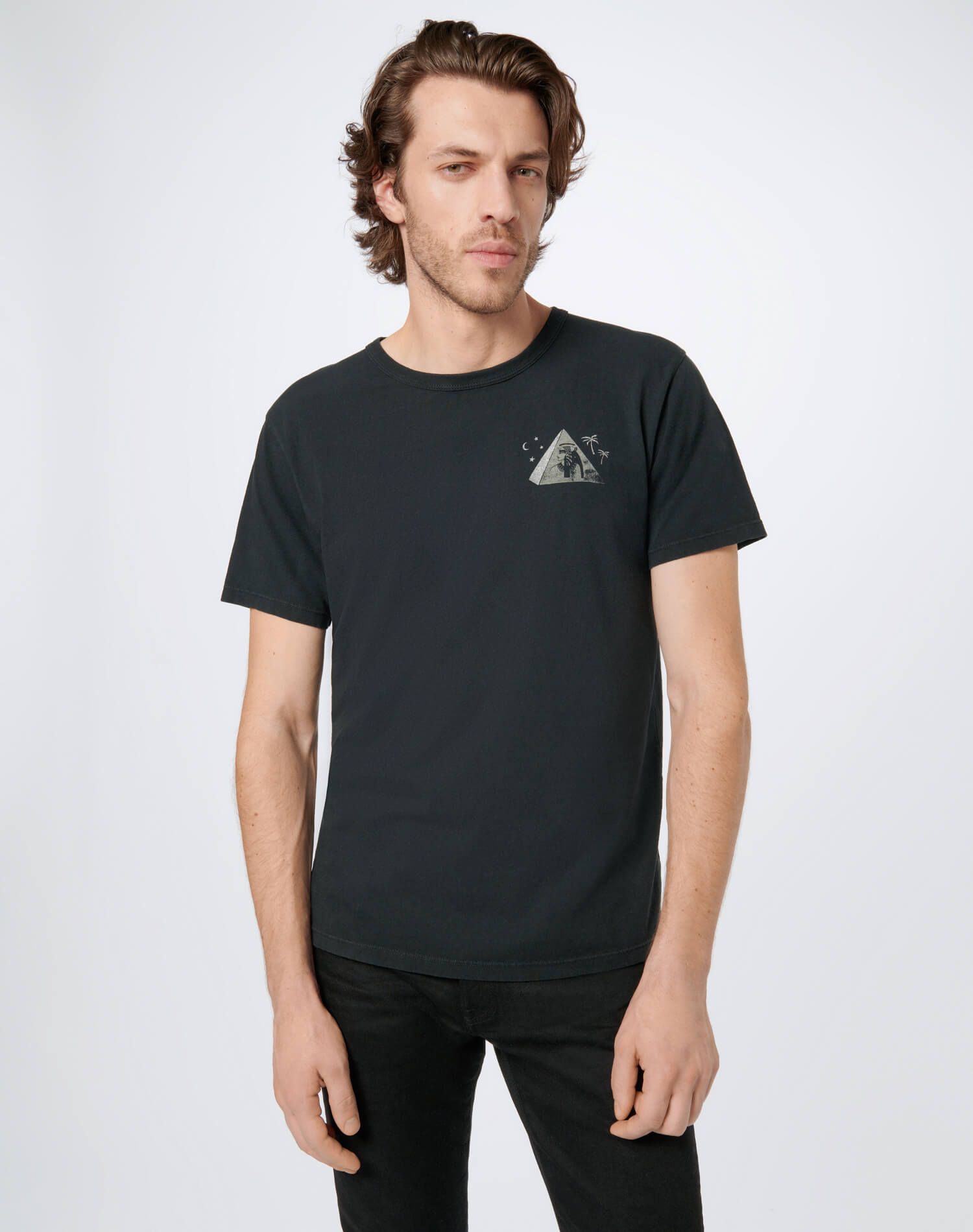 Modern "Pharaohs" Tee - Black sold by Re/Done product image thumbnail 3