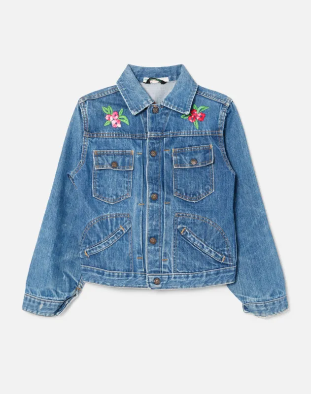 70s Snap Front Denim Jacket made by Re/Done