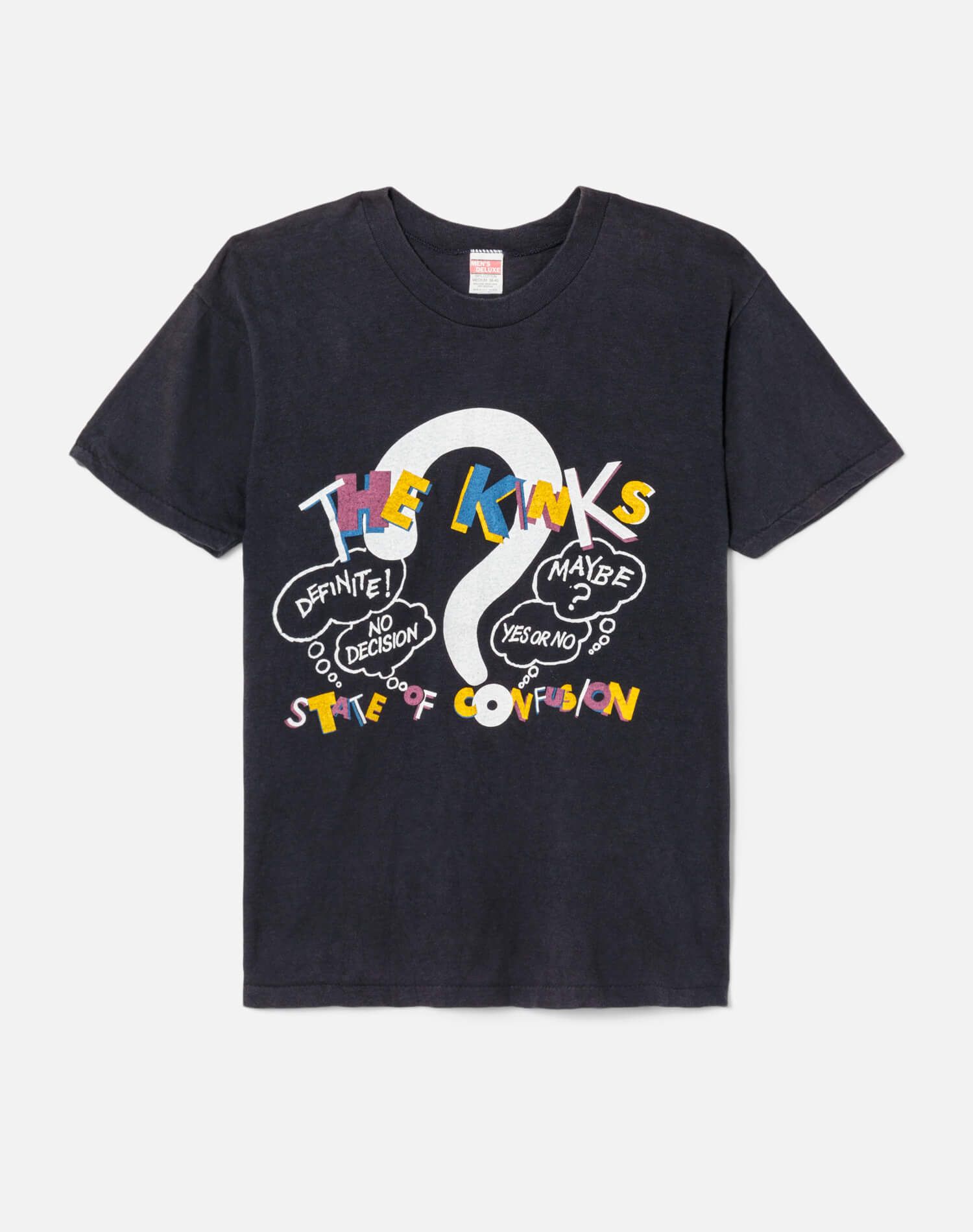 1984 The Kinks "State Of Confusion" Tee sold by Re/Done