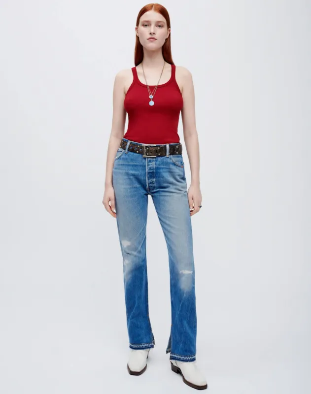 Levi's High Rise Skinny Boot - Indigo sold by Re/Done