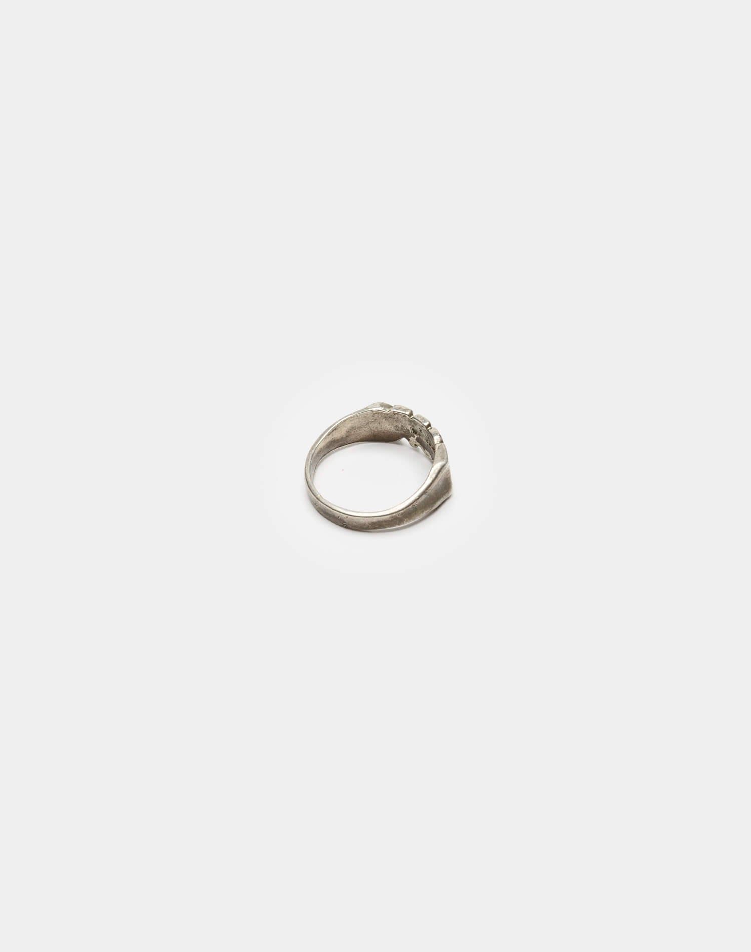 70s Sterling Cast Love Ring sold by Re/Done product image thumbnail 3