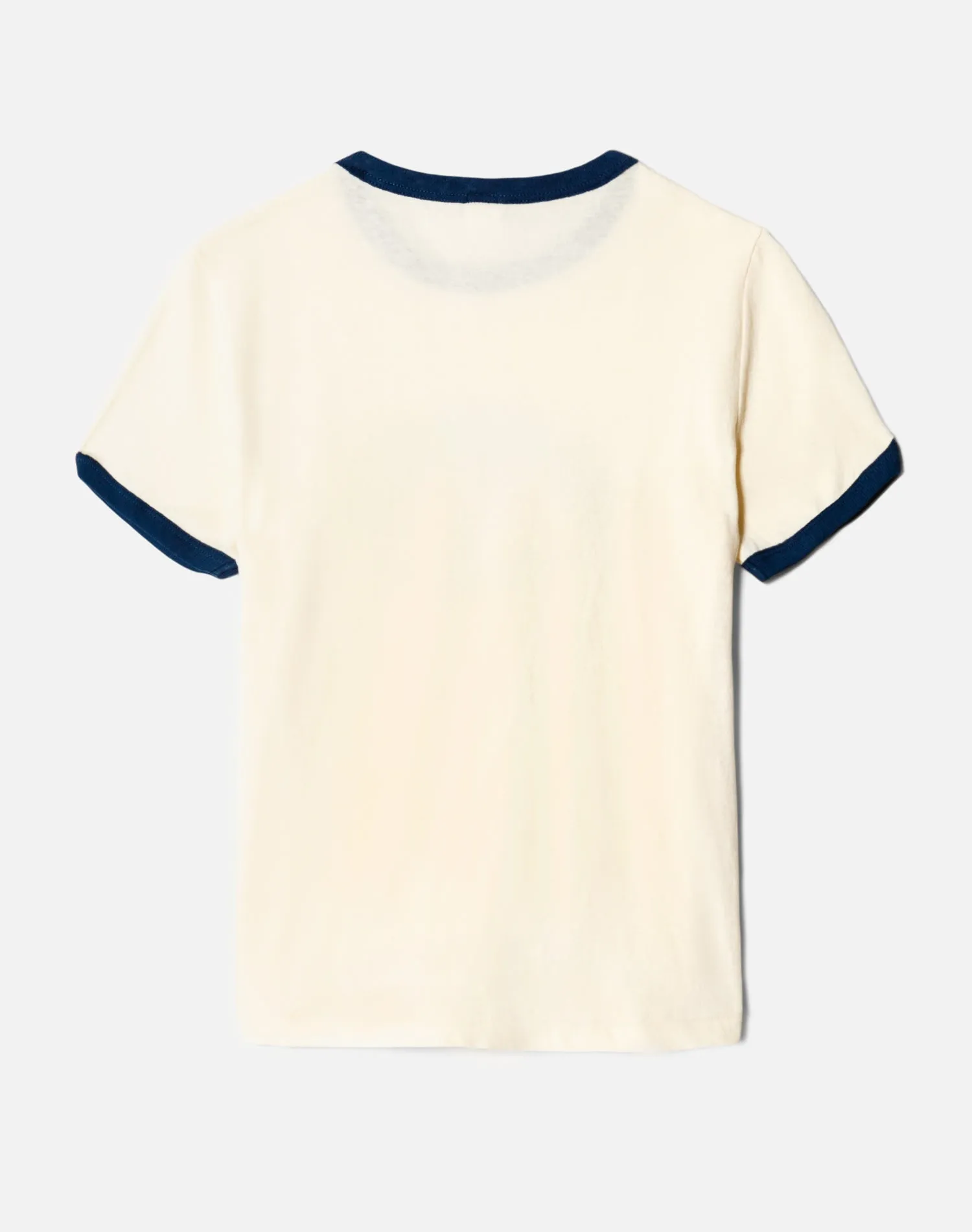 Ringer "Dirty Shirley" Tee - Vintage Ivory With Midnight sold by Re/Done product image thumbnail 2